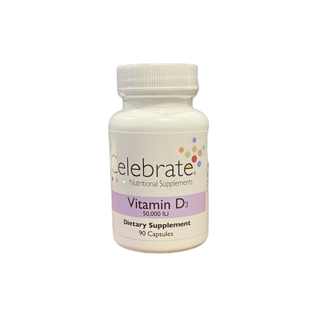 CELEBRATE DRY VITAMIN D3 50.000 IU (90 capsules) North Carolina